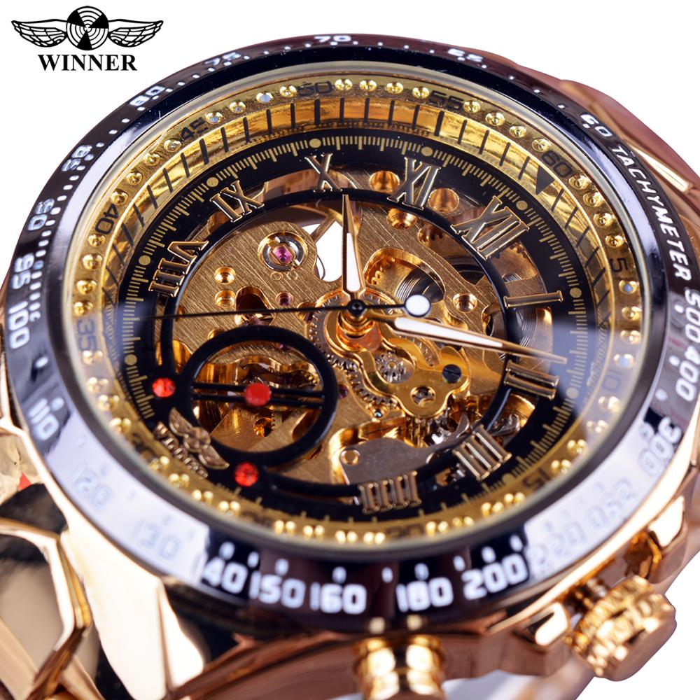 Luxury Watch Exhibition - Winner Mechanical Sport Design Bezel Fashion