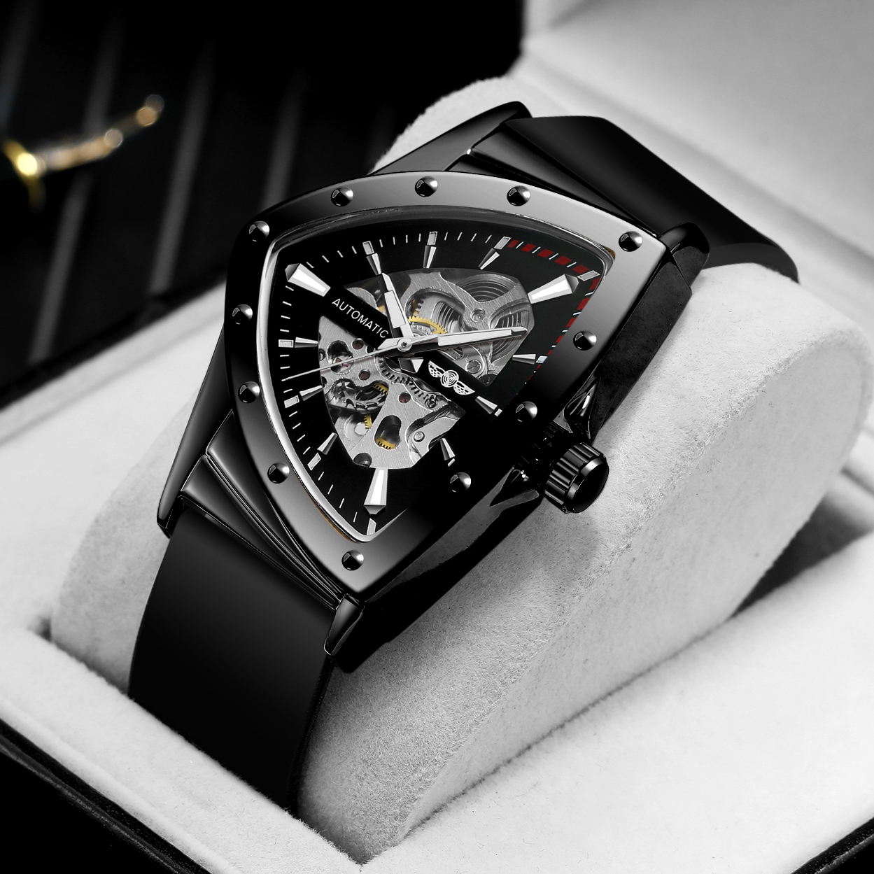 Watch Triangle Luxury - WINNER Luxury High-end Triangle Steel Skeleton