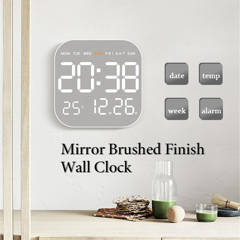Luxury Watch Wall Clock - Mirror Brushed Finish Wall Clock Premium