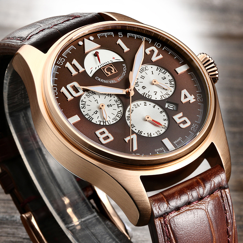 Luxury Watch Japan Brand - CARNIVAL Brand Luxury Japan MIYOTA Automatic