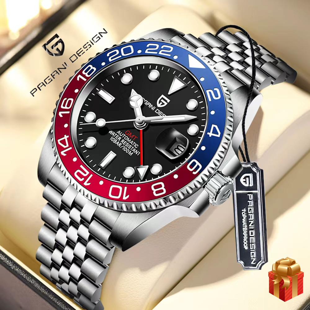 New PAGANI DESIGN GMT Watch Me - Luxury Watch Box reseña y precio
