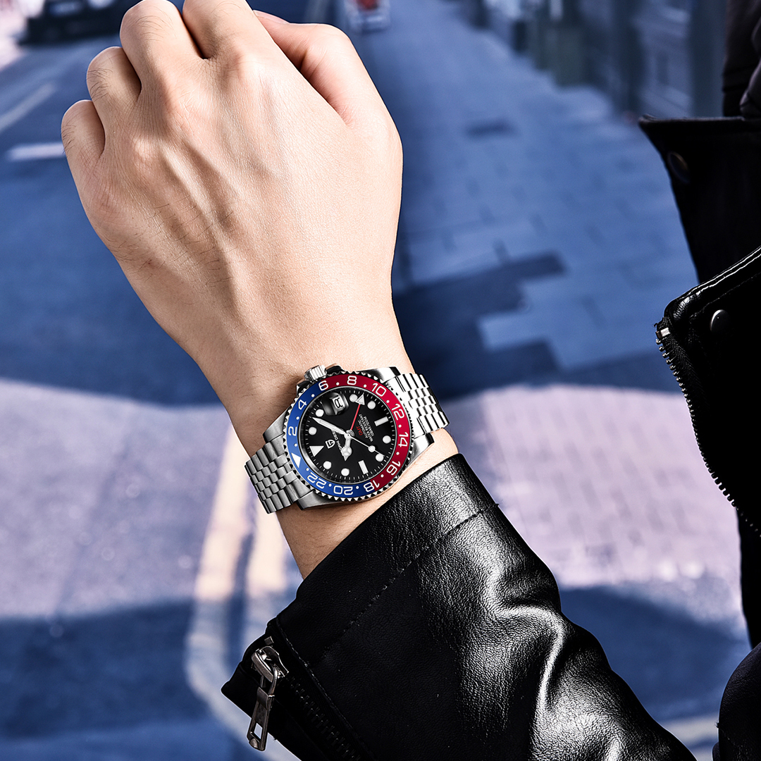 New PAGANI DESIGN GMT Watch Me - Luxury Watch Box reseña y precio