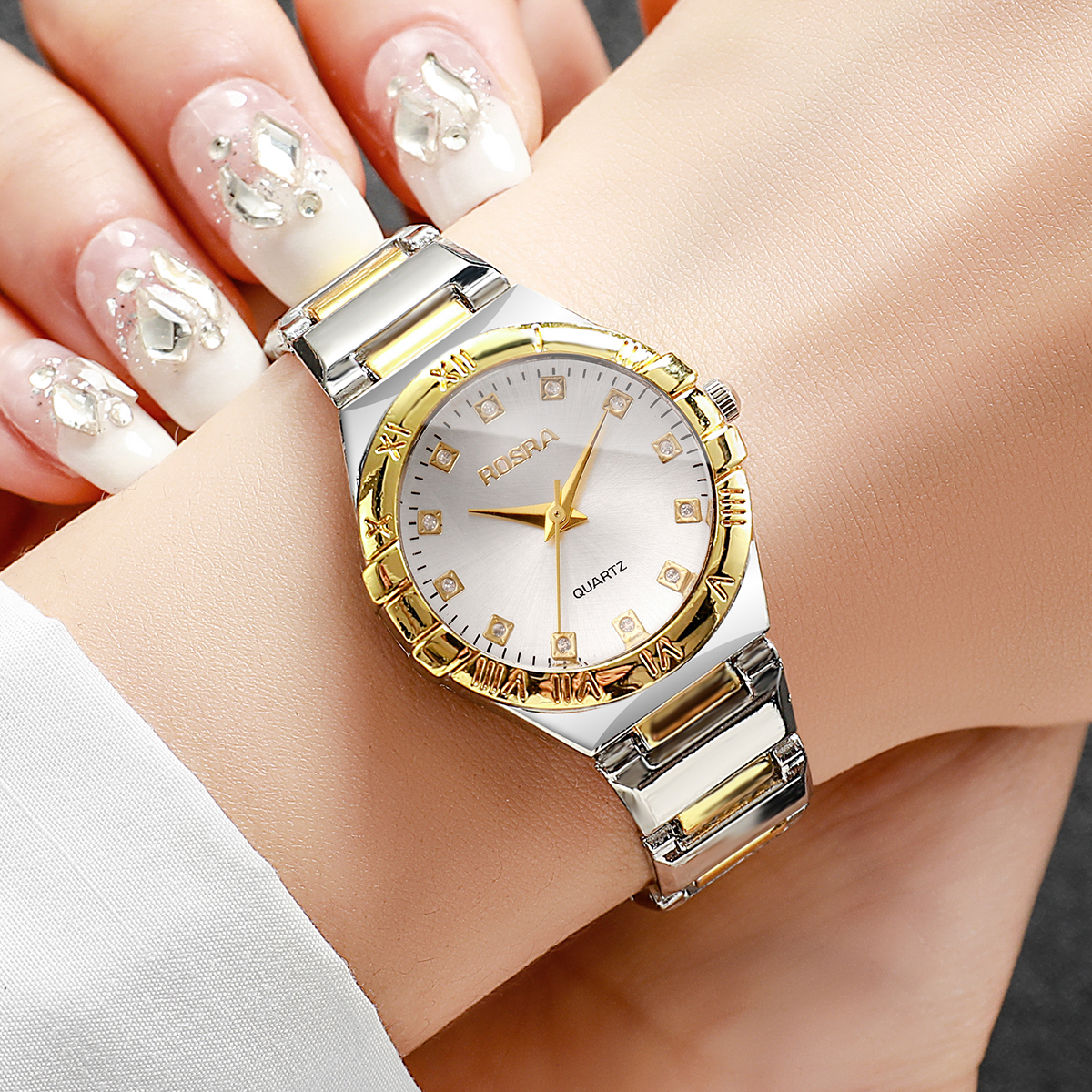 Luxury Rhinestone Women Quartz - Luxury Watch Holder reseña y precio