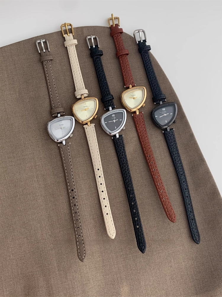Women Quartz Watch Simple Gold - Watch Triangle Luxury reseña y precio