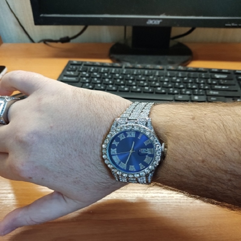 Hip hop Watch Male watch luxur - Luxury Watch Exhibition reseña y precio