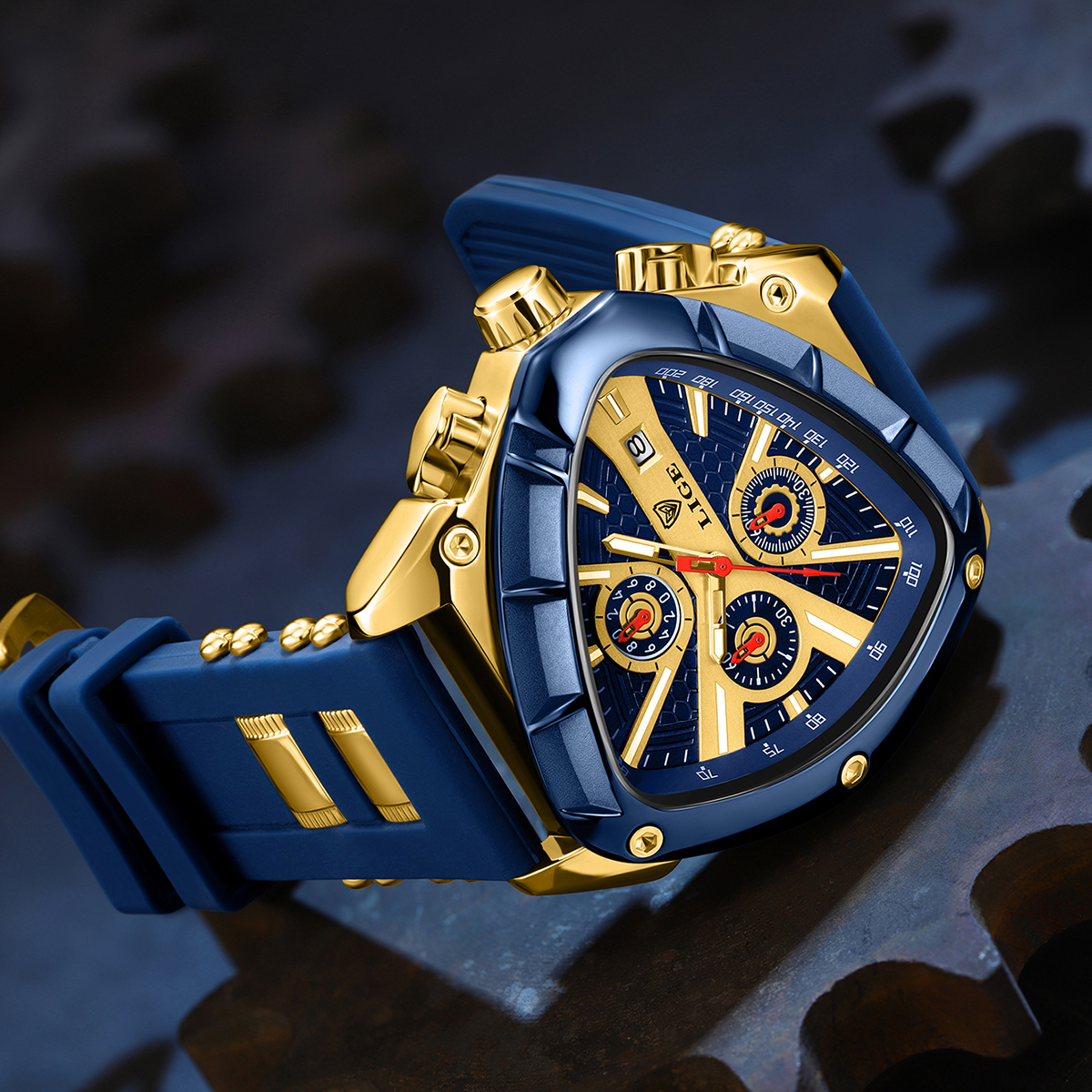 LIGE Military Men Watch Fashio - Watch Triangle Luxury reseña y precio