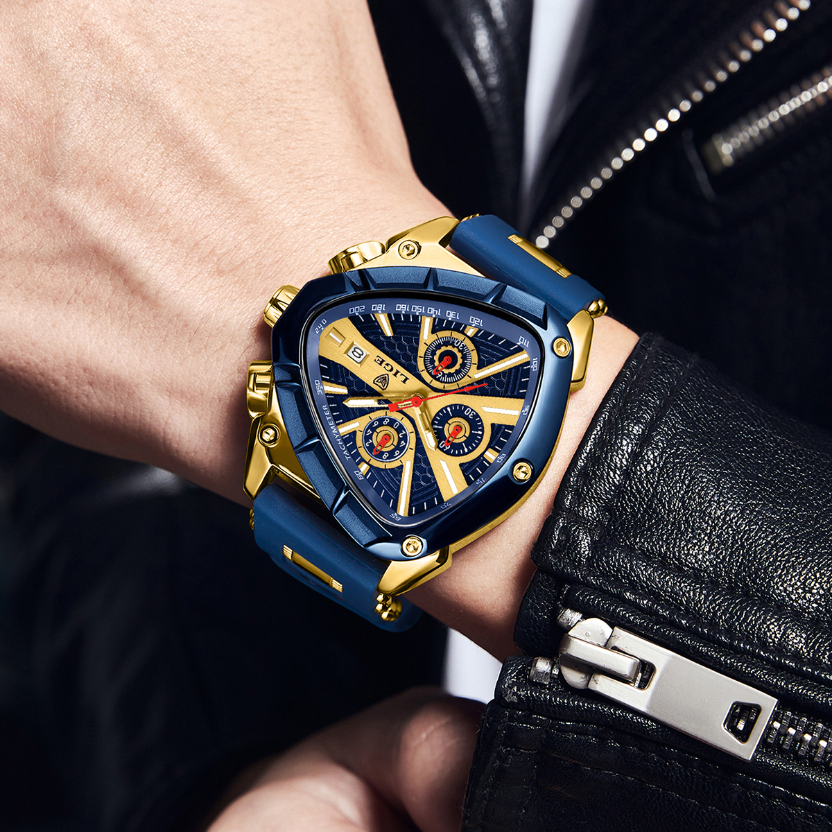 LIGE Military Men Watch Fashio - Watch Triangle Luxury reseña y precio