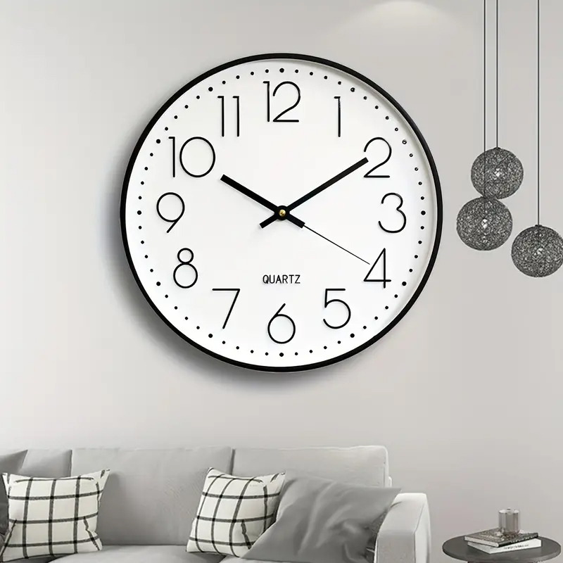 8 Inch Mute Wall Clock Simple  - Luxury Watch Wall Clock reseña y precio