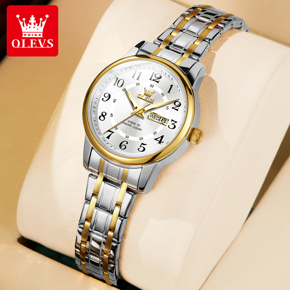 OLEVS 2891 Luxury Brand Fashio - Luxury Watch Exhibition reseña y precio