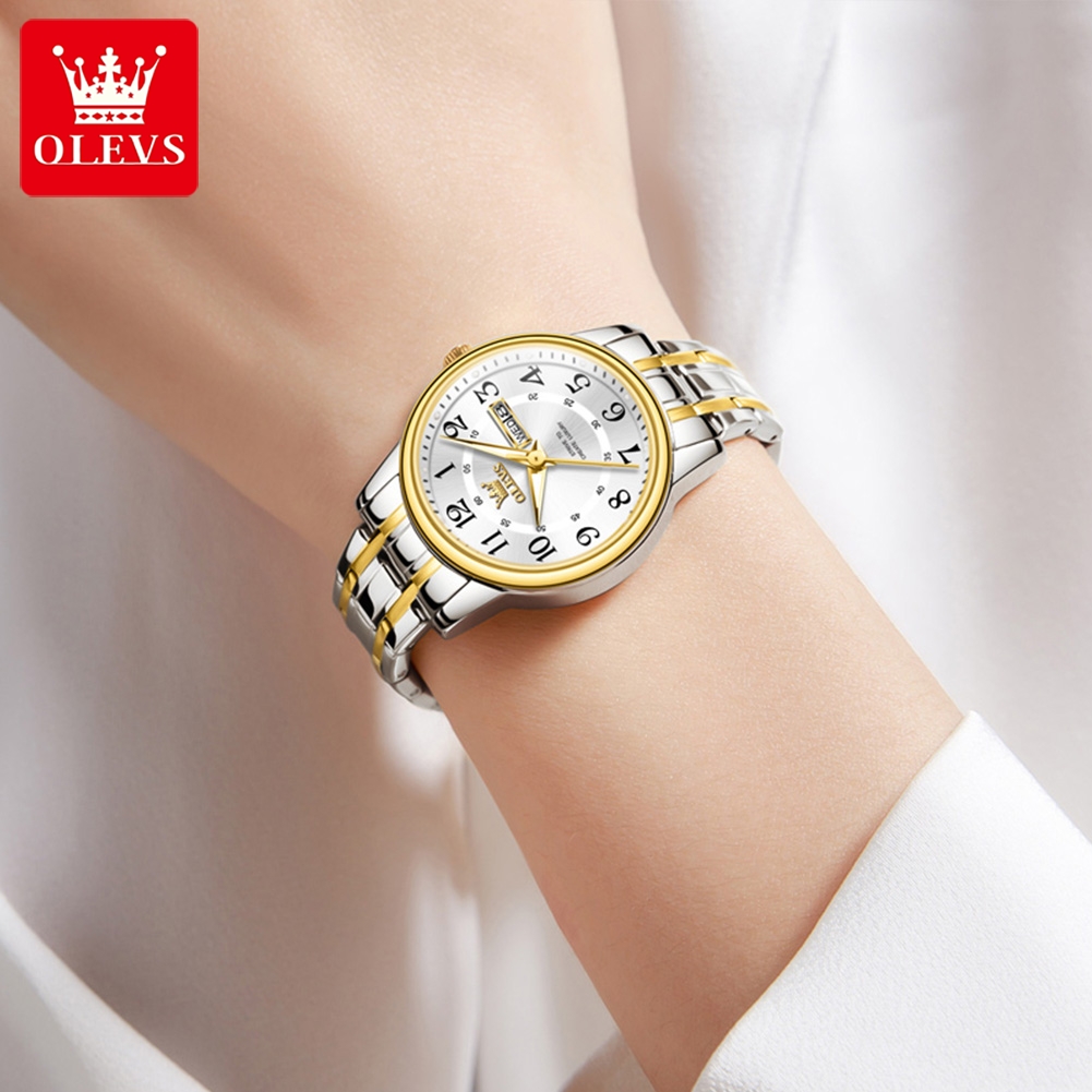 OLEVS 2891 Luxury Brand Fashio - Luxury Watch Exhibition reseña y precio