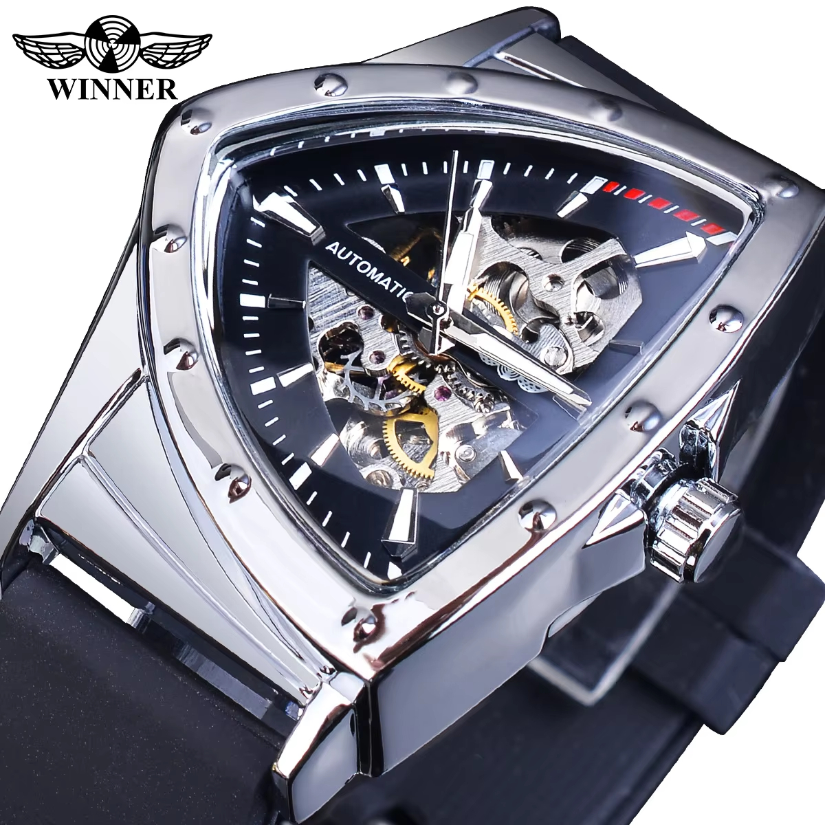 WINNER Men's Luxury Military M - Watch Triangle Luxury reseña y precio