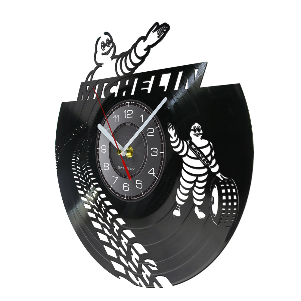 Tire Rubber Car Wheel Brand Ad - Luxury Watch Wall Clock reseña y precio