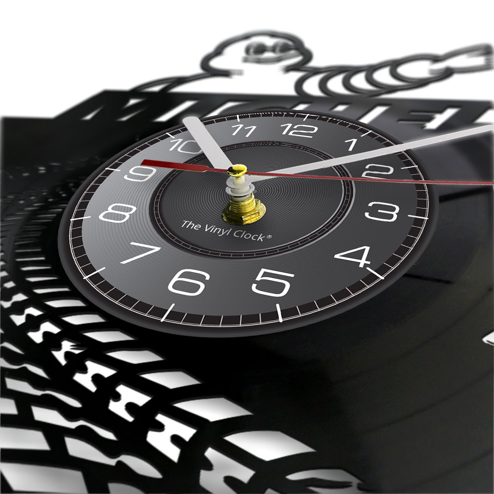 Tire Rubber Car Wheel Brand Ad - Luxury Watch Wall Clock reseña y precio
