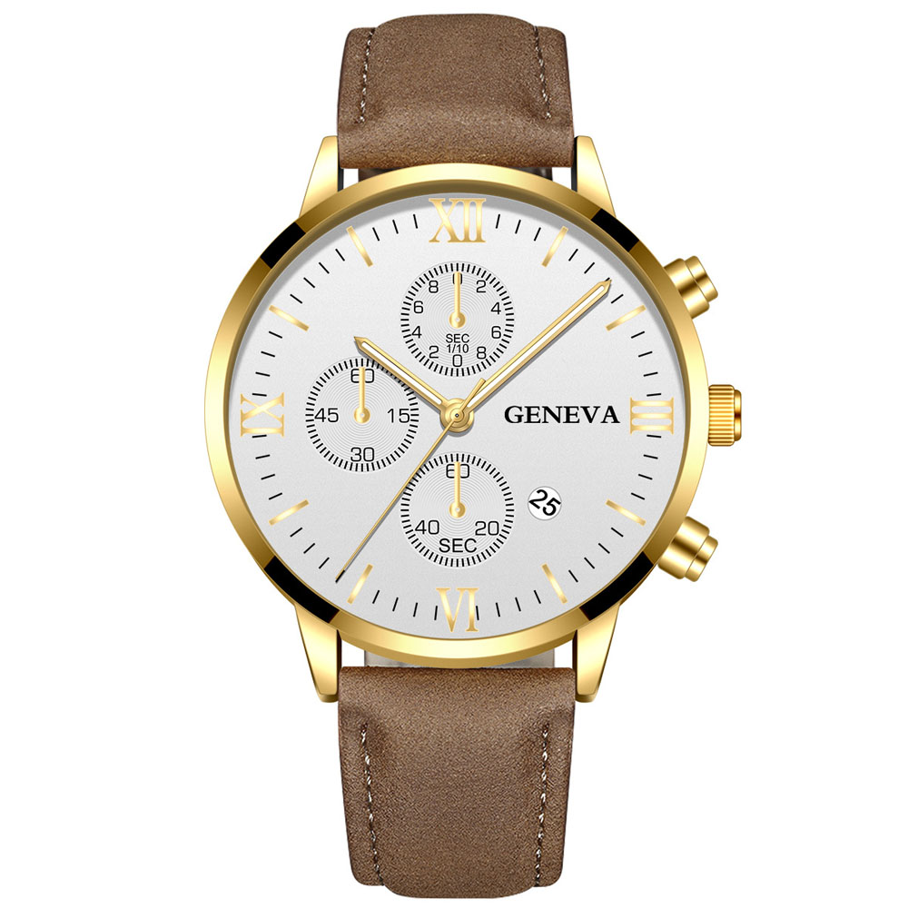 Geneva Fashion  Men Date Alloy - Luxury Watch Exhibition reseña y precio