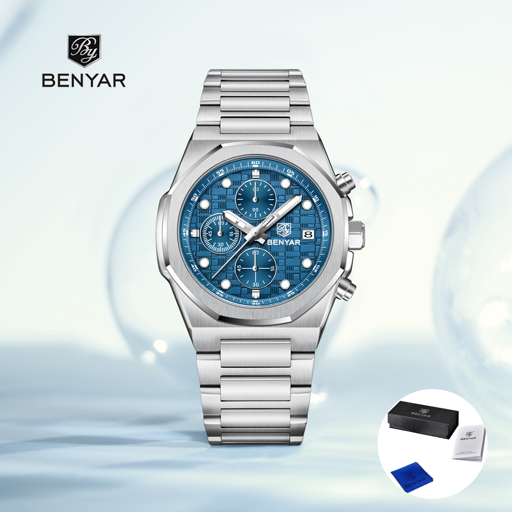 2025 New BENYAR Men's Watches  - Luxury Watch Box reseña y precio