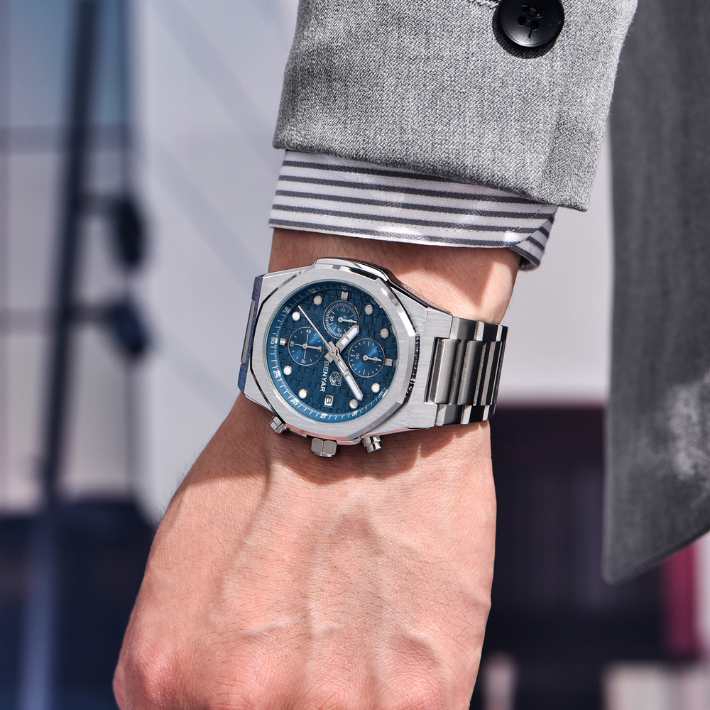 2025 New BENYAR Men's Watches  - Luxury Watch Box reseña y precio