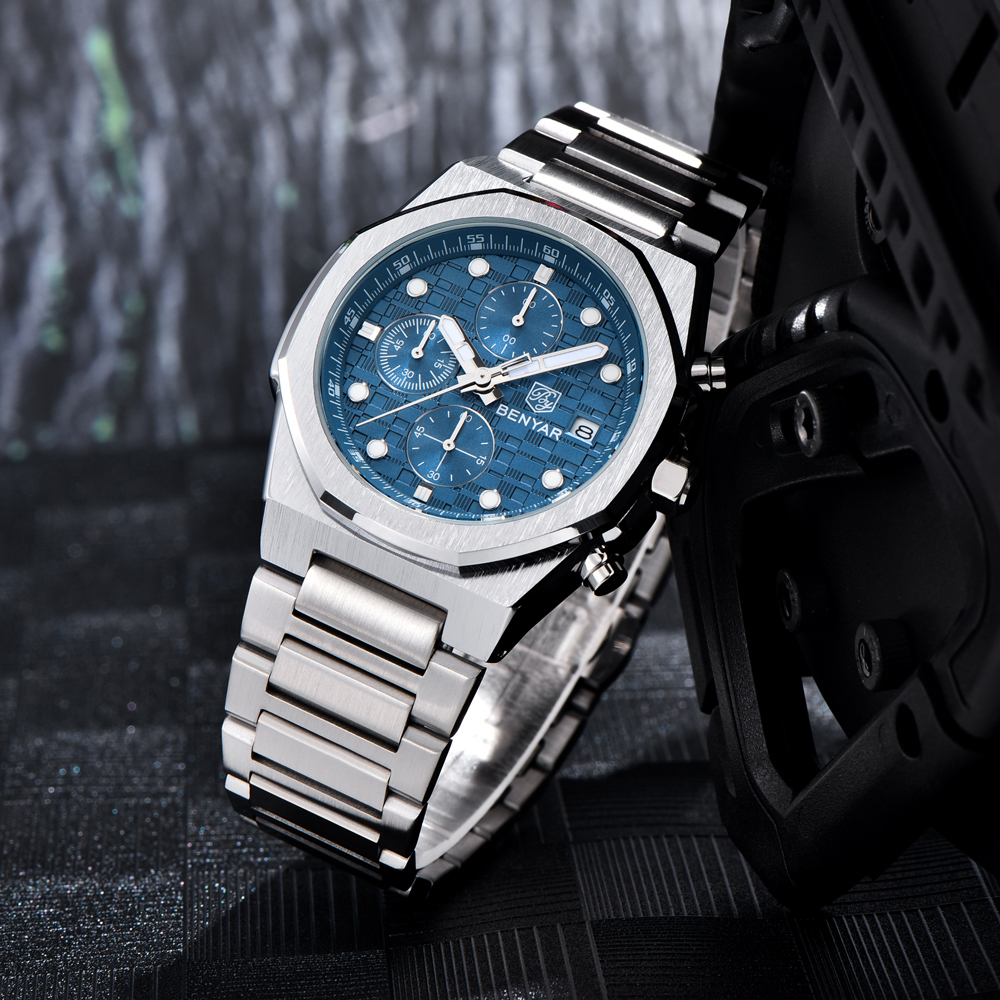 2025 New BENYAR Men's Watches  - Luxury Watch Box reseña y precio
