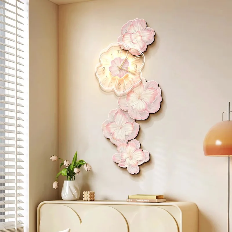 Pink Flower Light Luxury Wall  - Luxury Watch House reseña y precio