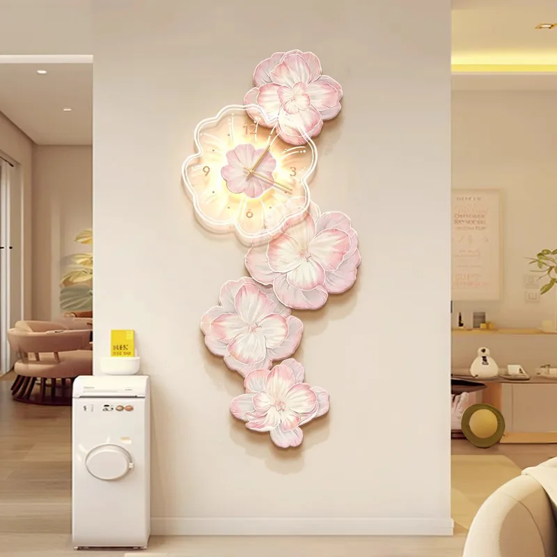 Pink Flower Light Luxury Wall  - Luxury Watch House reseña y precio