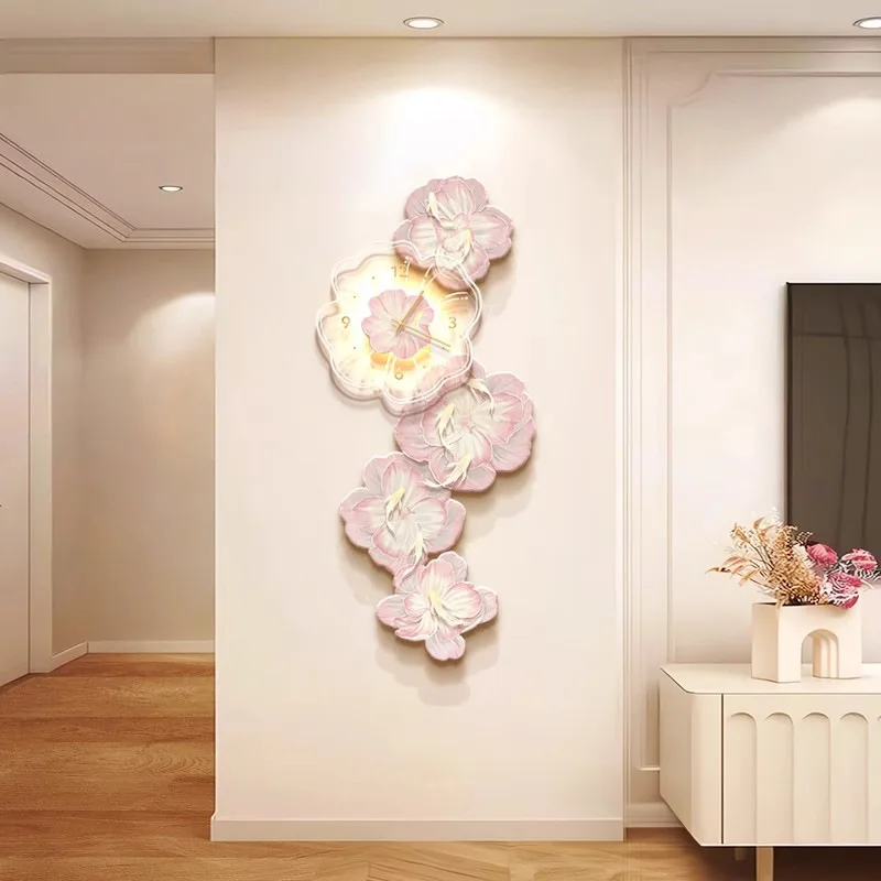 Pink Flower Light Luxury Wall  - Luxury Watch House reseña y precio