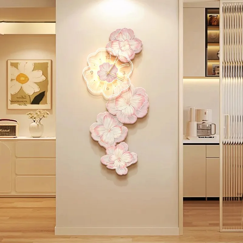 Pink Flower Light Luxury Wall  - Luxury Watch House reseña y precio
