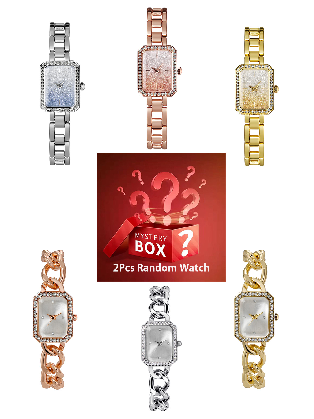 2 pieces women's watches myste - Luxury Watch Box reseña y precio