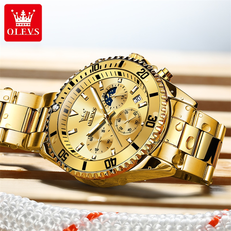 OLEVS Watch Men Top Brand Luxu - Luxury Watch Exhibition reseña y precio
