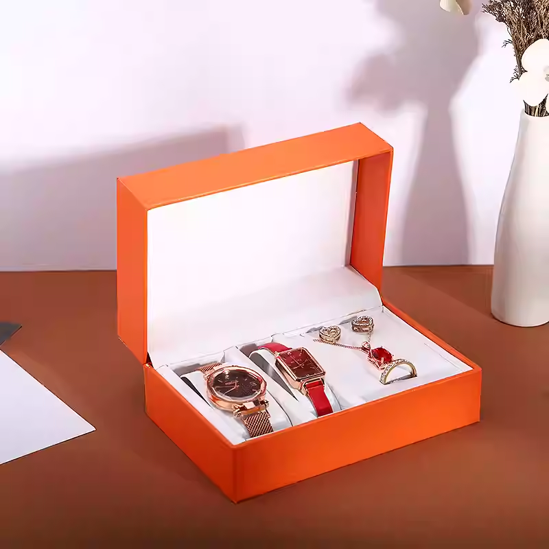 Watch Box Luxury Pu Leather Fa - Luxury Watch Holder For Men reseña y precio