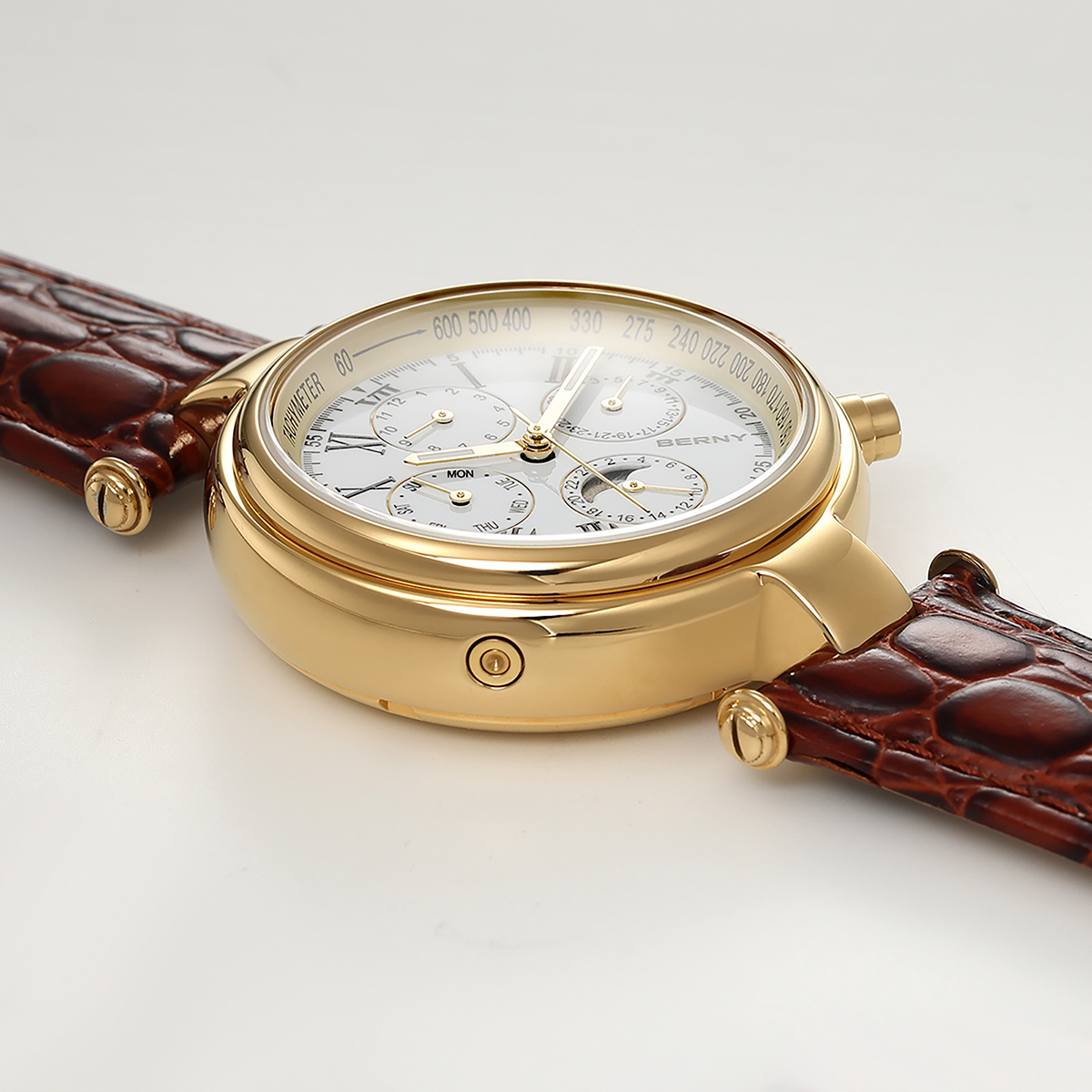 BERNY Retro Automatic Men's Wa - Chronograph Flyback Watch reseña y precio