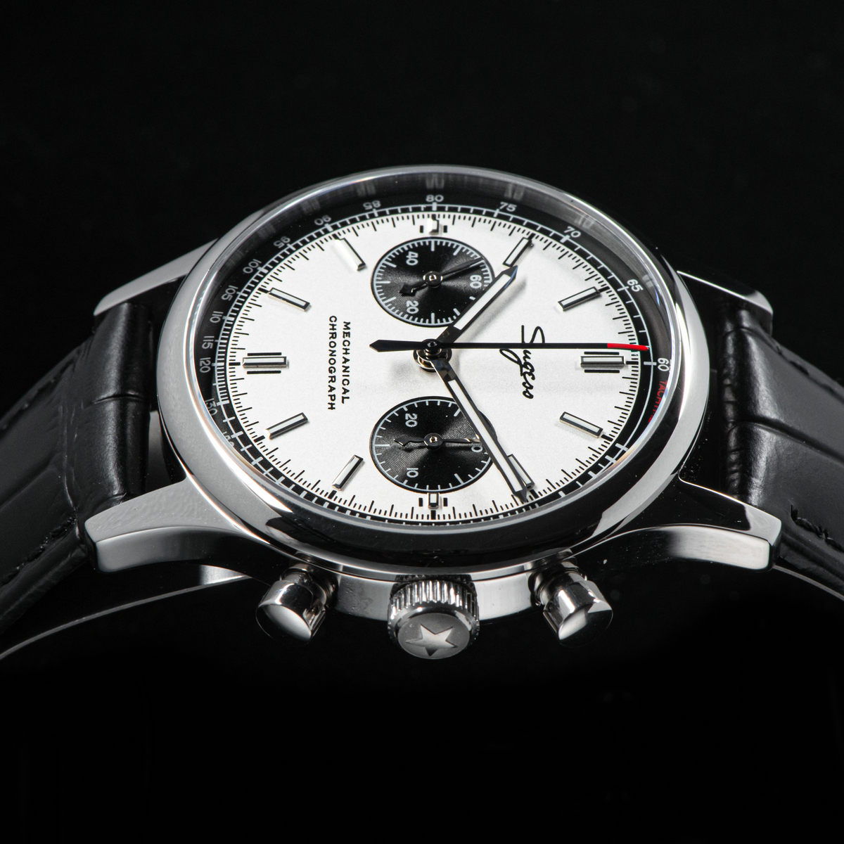 40mm Men Army Watch 1963 Pilot - Chronograph Flyback Watch reseña y precio