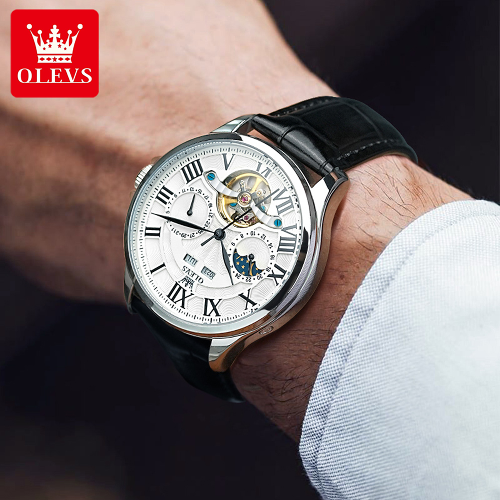 OLEVS 7013 Automatic Men Watch - Chronograph Flyback Watch reseña y precio