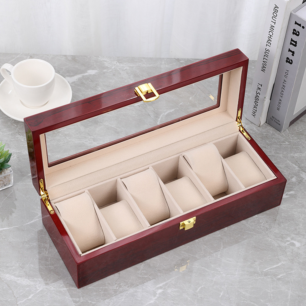 Luxury Wooden Watch Box 1/2/3/ - Luxury Watch Holder For Men reseña y precio