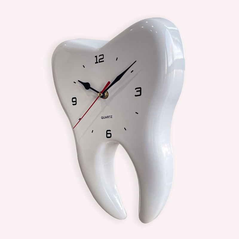Creative Tooth Wall Clock Deco - Luxury Watch House reseña y precio
