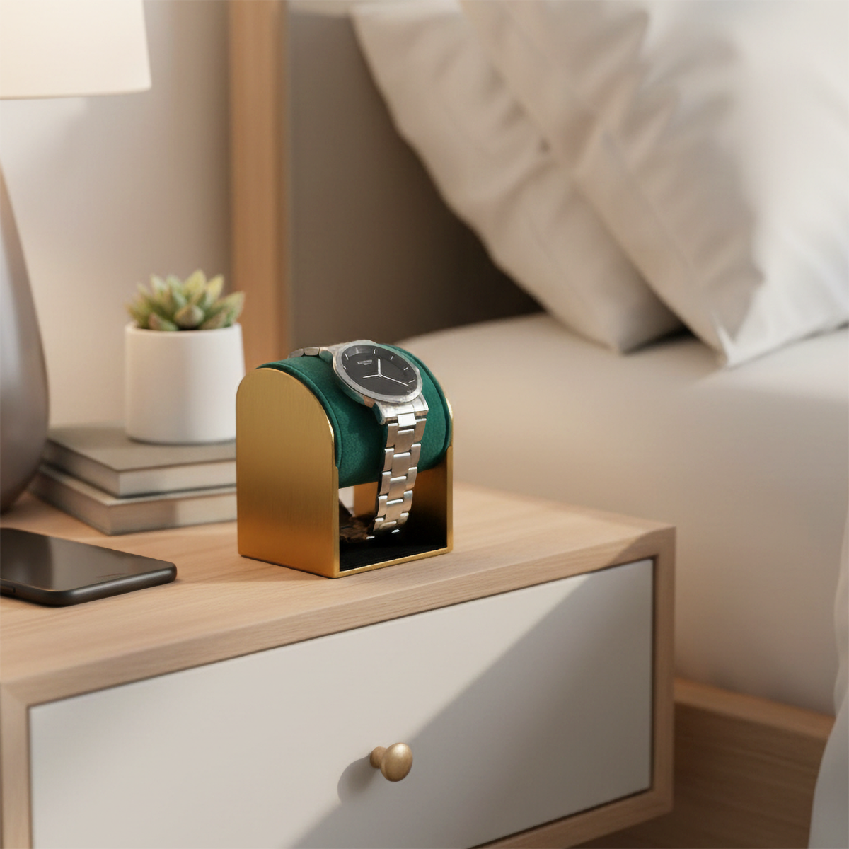 Luxury Gold Metal Watch Displa - Luxury Watch House reseña y precio