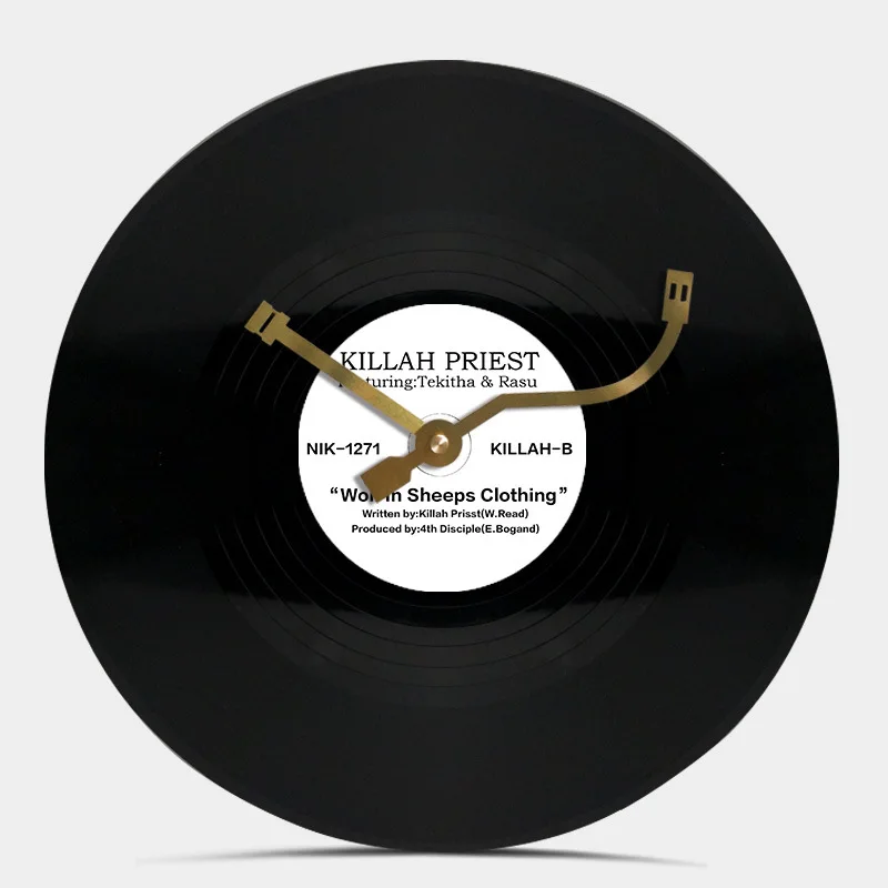 12 Inches Vinyl Record Retro C - Luxury Watch Wall Clock reseña y precio