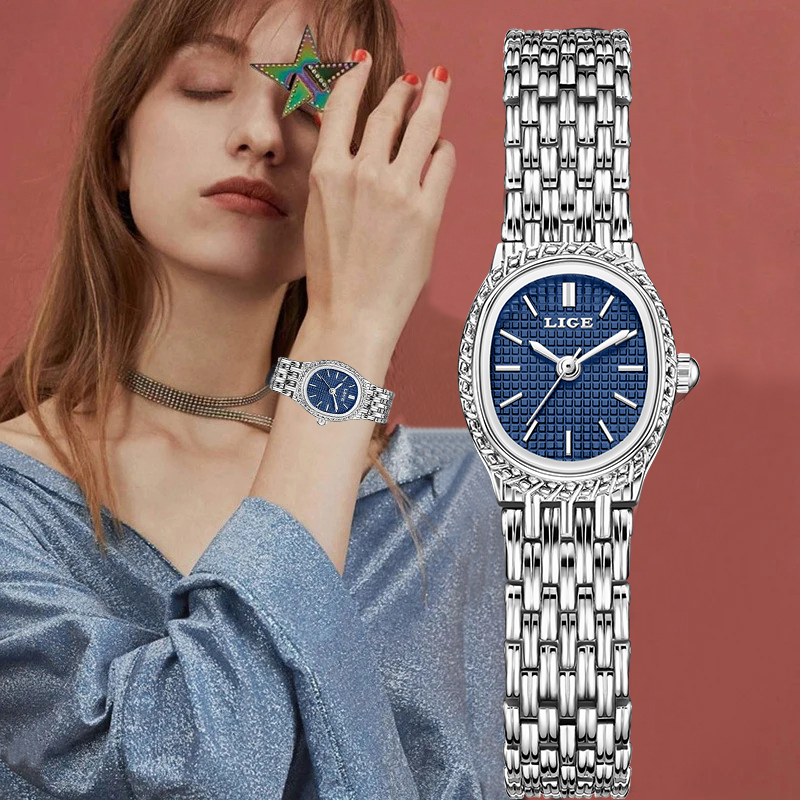 LIGE Fashion Luxury Quartz Wom - Luxury Watch Box reseña y precio
