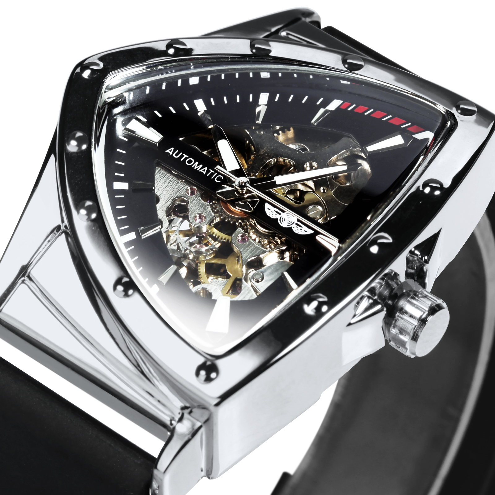 WINNER Fashion Mens Watches To - Watch Triangle Luxury reseña y precio