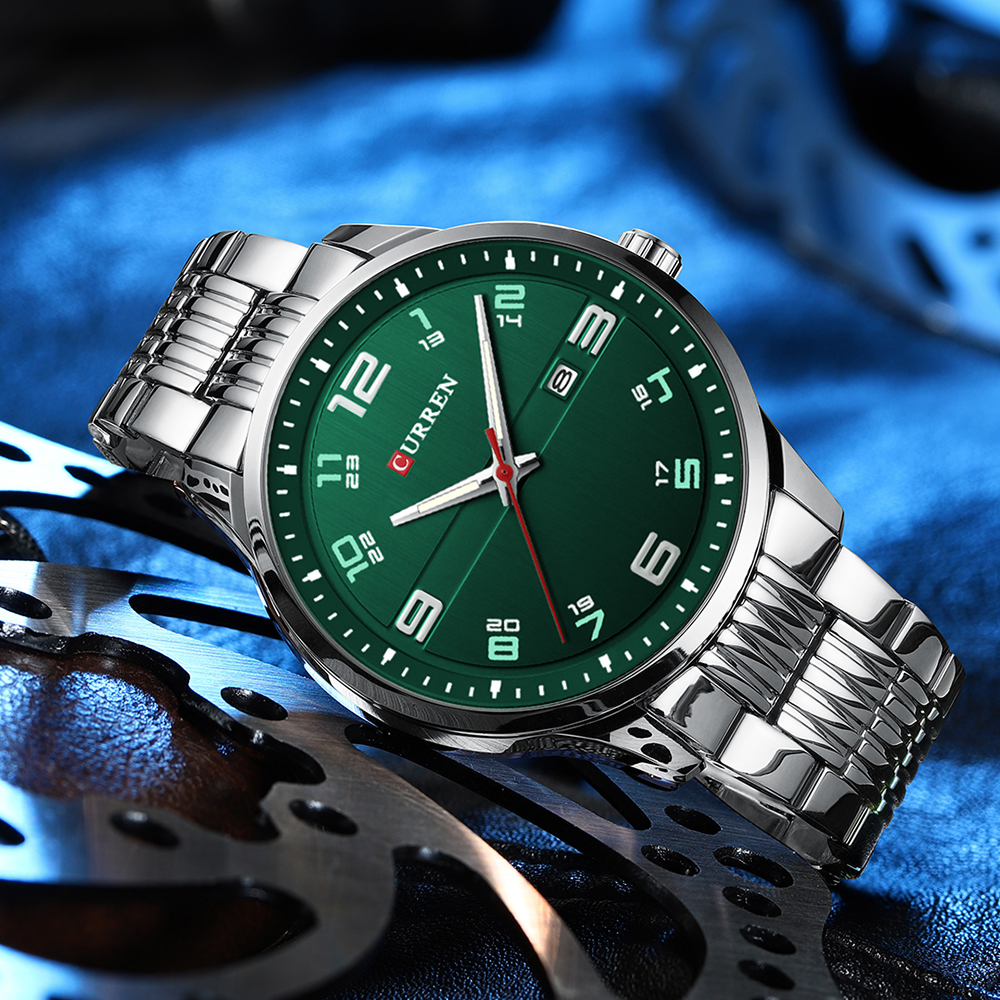 Top Luxury Brand CURREN Men Fa - Luxury Watch Exhibition reseña y precio