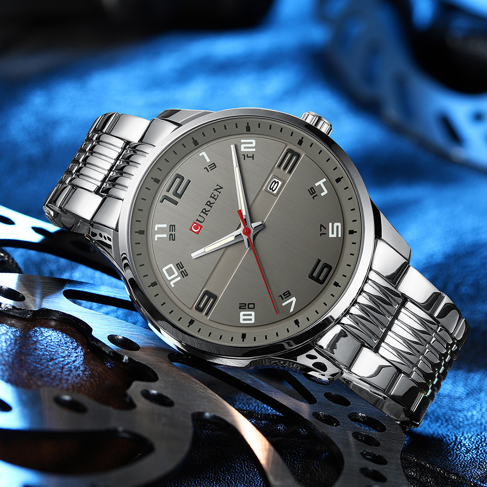 Top Luxury Brand CURREN Men Fa - Luxury Watch Exhibition reseña y precio