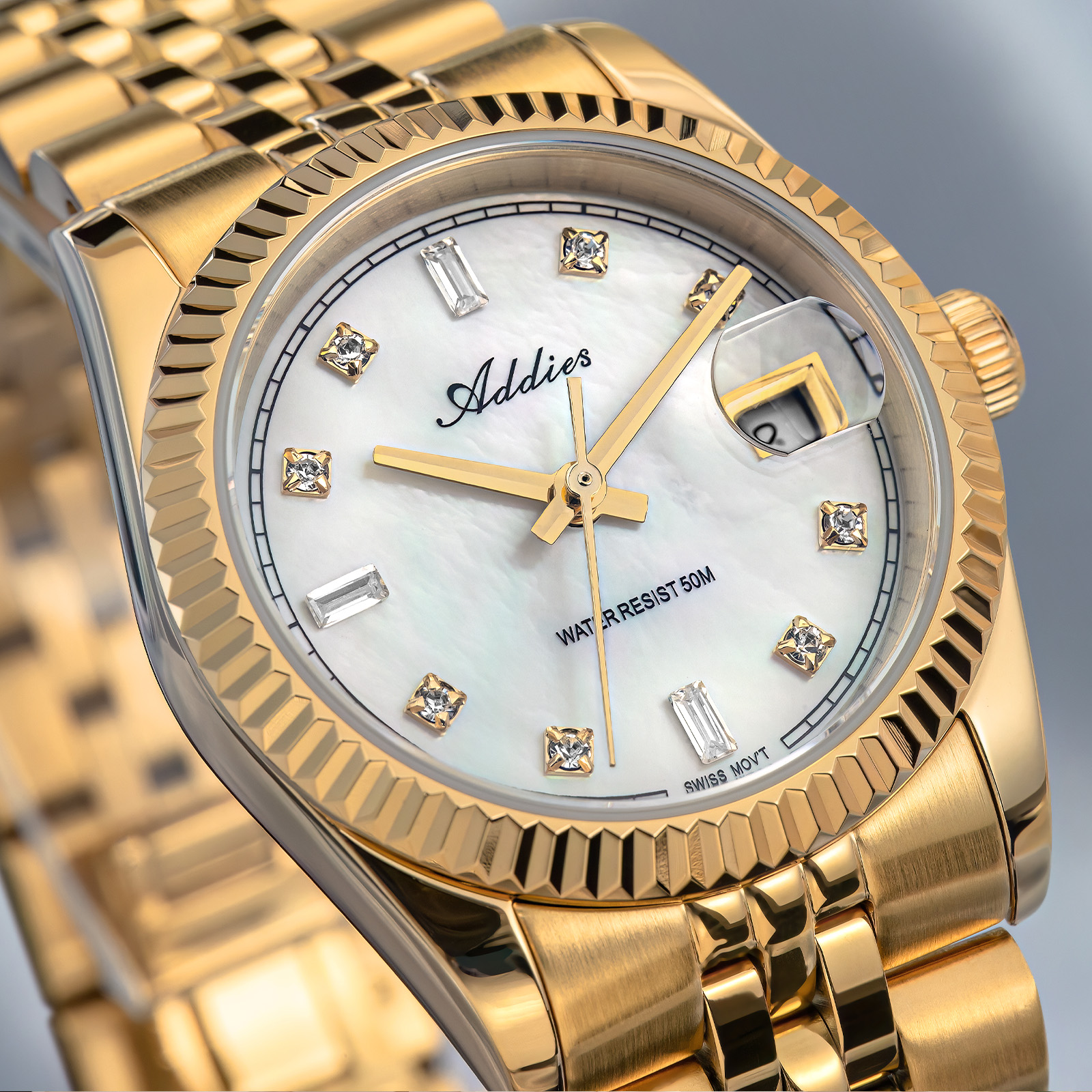 ADDIES Stainless Steel Date Di - Luxury Watch Holder reseña y precio