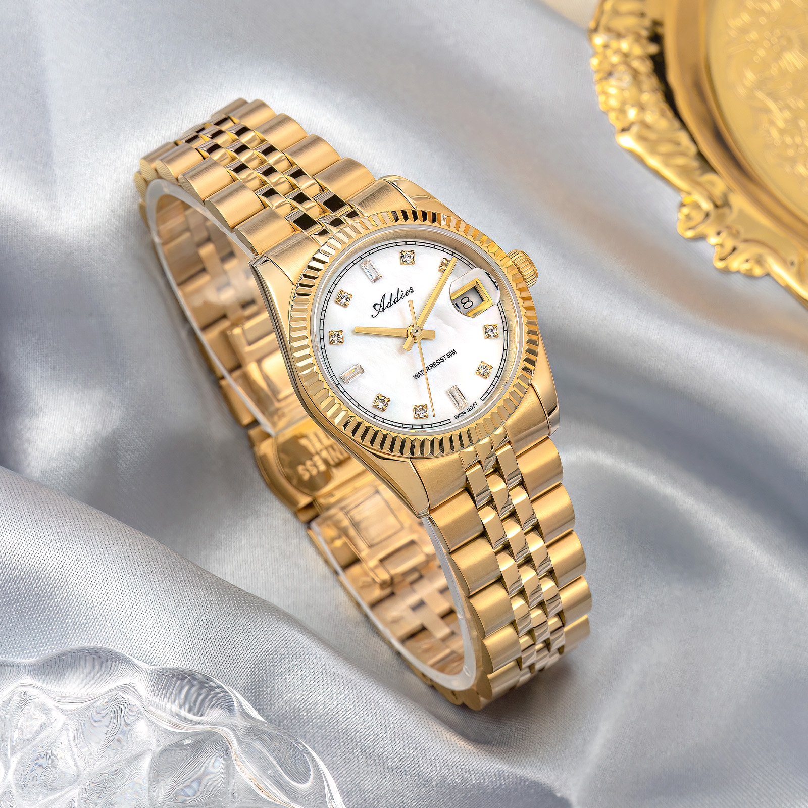 ADDIES Stainless Steel Date Di - Luxury Watch Holder reseña y precio