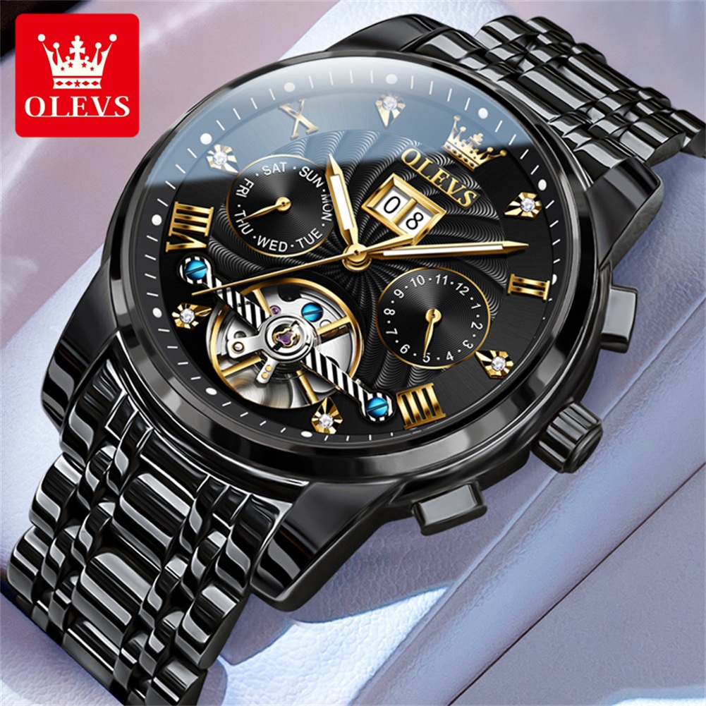 OLEVS Classic Men's Watches To - Chronograph Flyback Watch reseña y precio