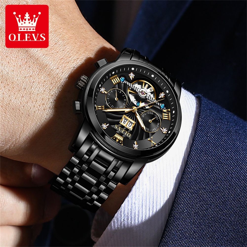 OLEVS Classic Men's Watches To - Chronograph Flyback Watch reseña y precio