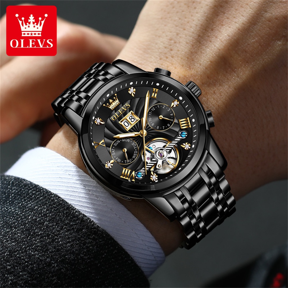 OLEVS Classic Men's Watches To - Chronograph Flyback Watch reseña y precio