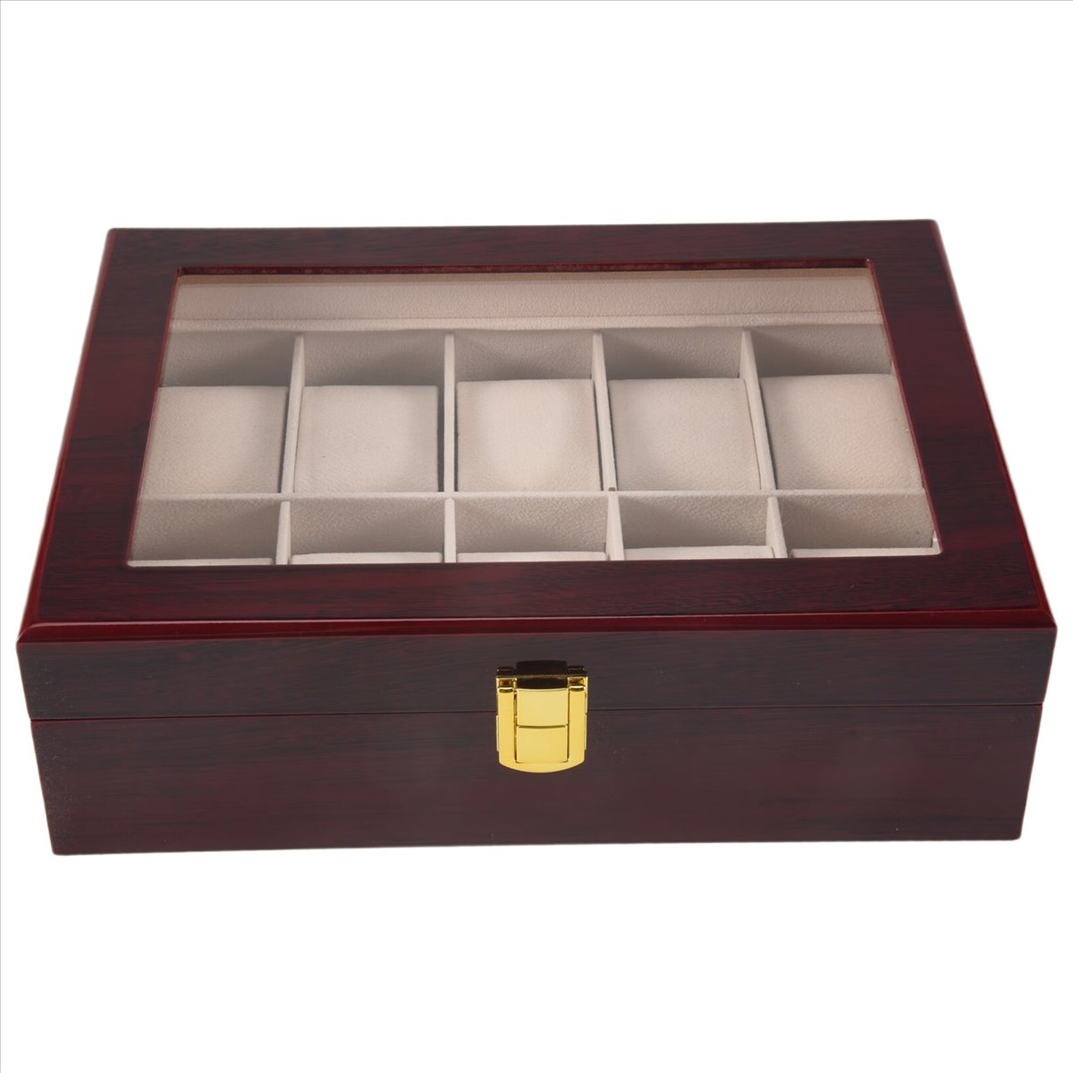 ABLG Luxury Wooden Watch Box W - Luxury Watch Holder For Men reseña y precio