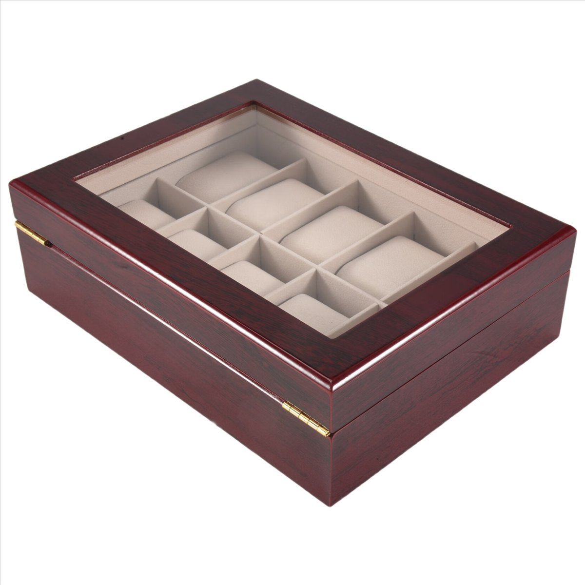 ABLG Luxury Wooden Watch Box W - Luxury Watch Holder For Men reseña y precio