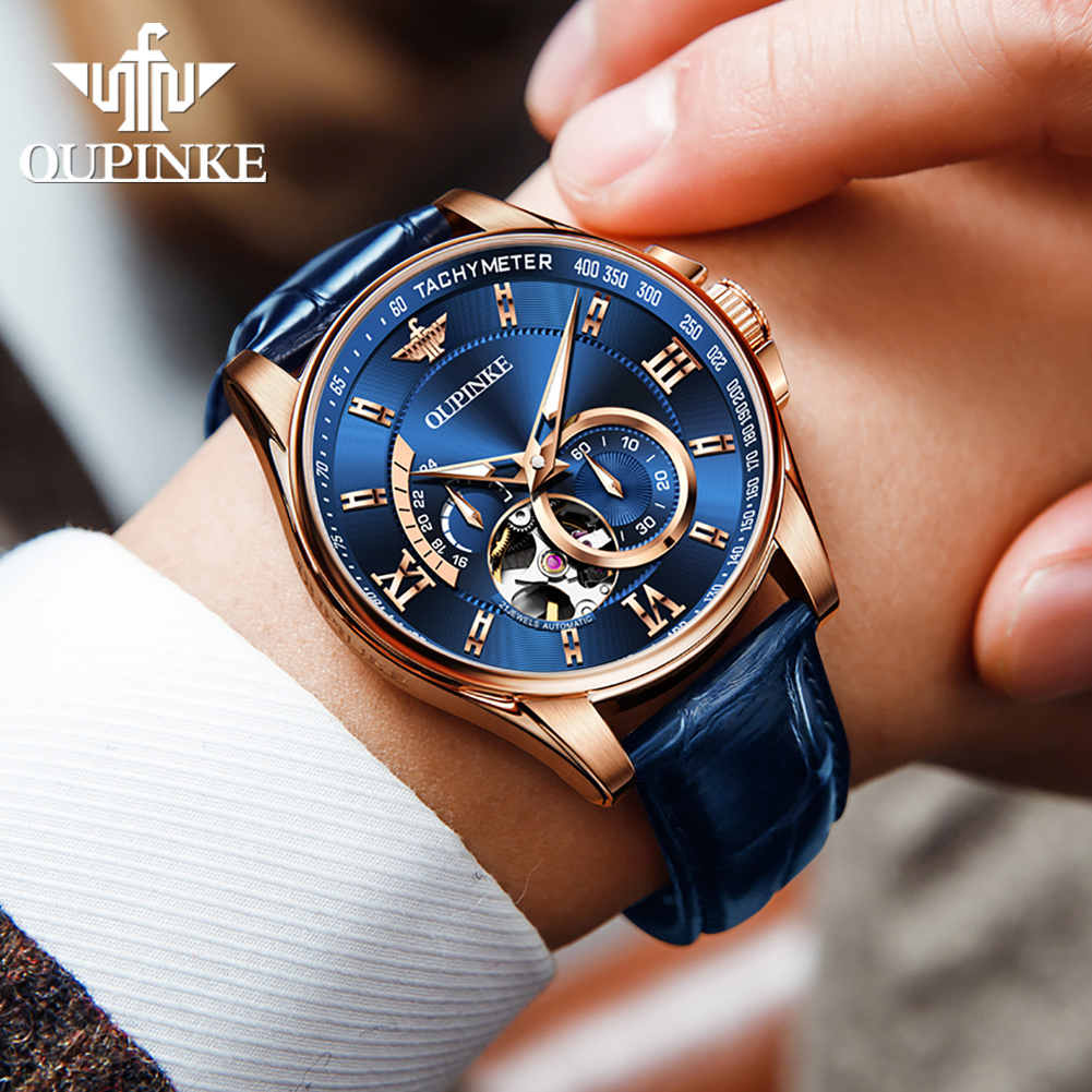 OUPINKE 3222  Original Automat - Chronograph Flyback Watch reseña y precio