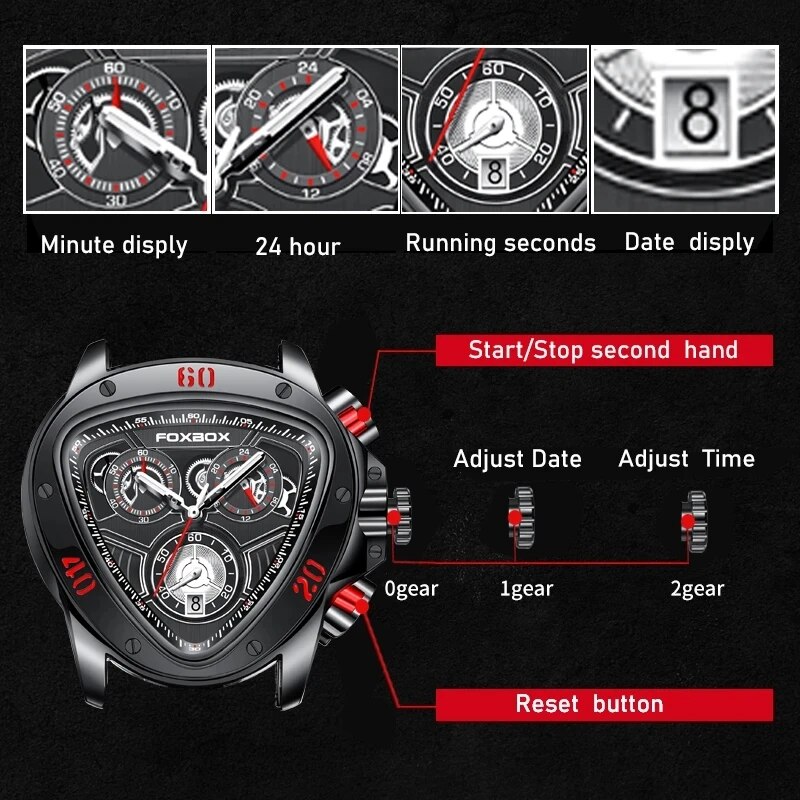 2024 Top Brand Luxury Big Dial - Watch Triangle Luxury reseña y precio