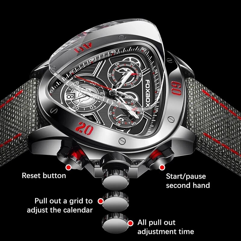 2024 Top Brand Luxury Big Dial - Watch Triangle Luxury reseña y precio