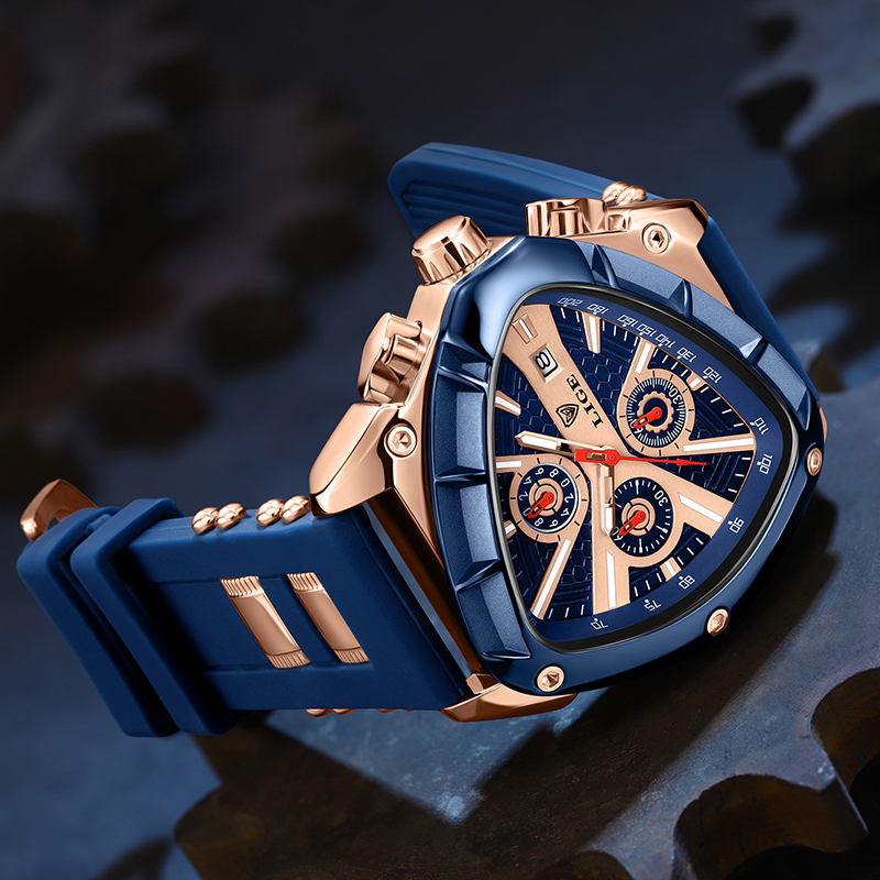 LIGE Watch Men Luxury Brand Bu - Watch Triangle Luxury reseña y precio